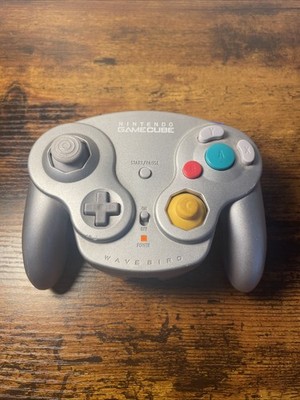 Nintendo Gamecube Wavebird Wireless Controller *no dongle* DOL-004 - Platinum