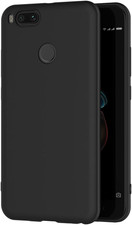 Cover per Xiaomi Mi 5X/Xiaomi Mi A1, Cover Xiaomi 5X Nero Silicone Case Molle Di