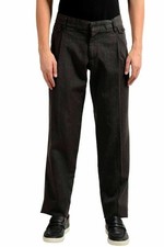 Dolce & Gabbana Men's Wool Brown Pleated Dress Pants US 36 IT 52