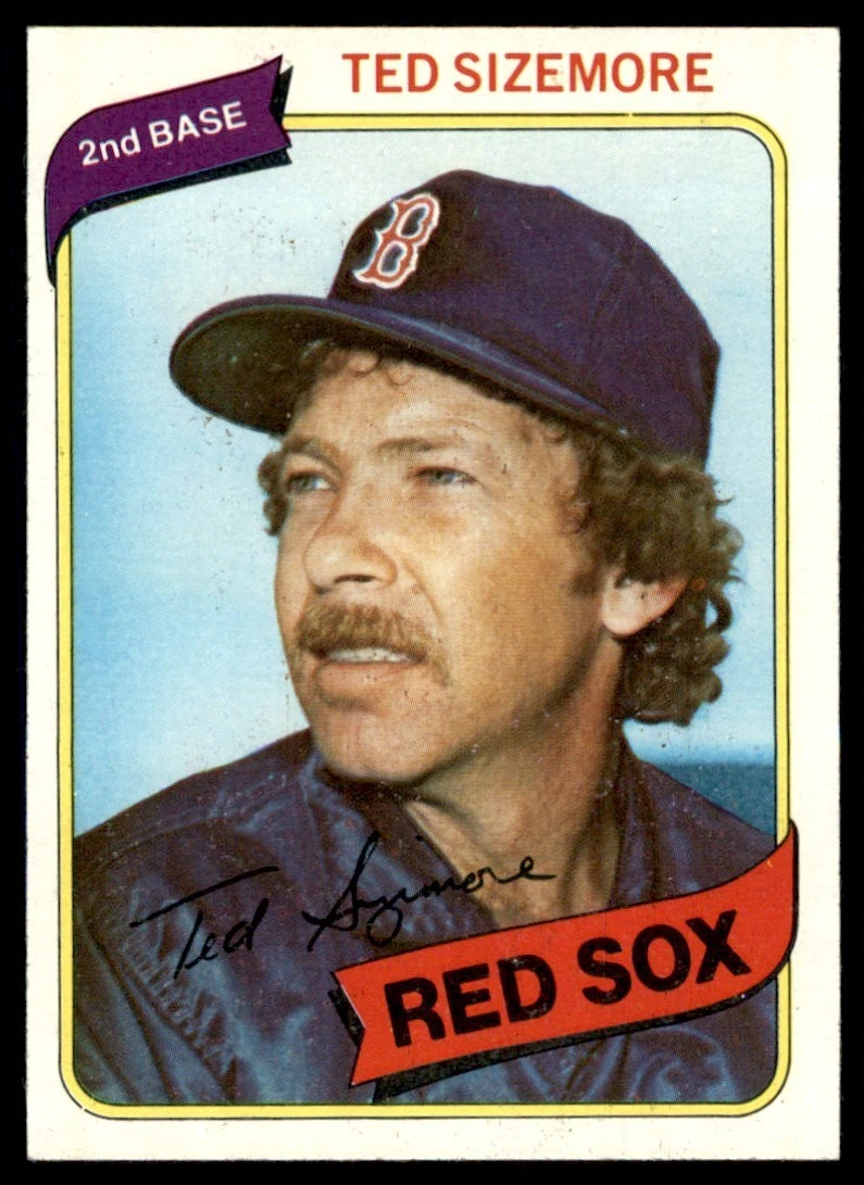 1980 Topps # 81 Ted Sizemore Red Sox