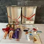 vintage 1960S Lot: Tammy, Tressy,Barbie, Carrying case, Purses, Hangers &  More