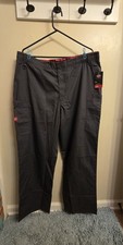 Dickies EDS Signature Men's Scrub Pants XL Pewter Grey Zip Fly Cargo 81006 NWT