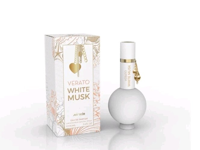 Original Arabic Perfume Verato White Musk 3.4 Fl/Oz ( Free