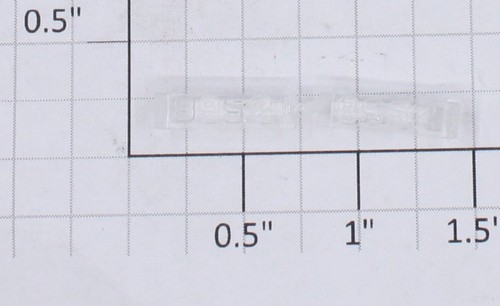 Juego de tablero de número de lentes marcadores elevados transparentes lisos Lionel 8952 - 1 par | Zustand: New