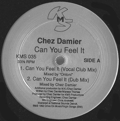 Chez Damier - Can You Feel It (12'', RP)