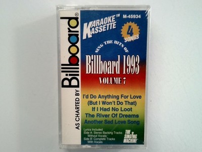 Billboard 1993 Volume 7 Karaoke Kassette 1994 The Singing Machine