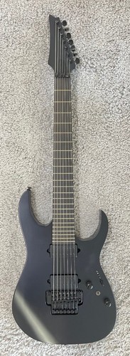 Ibanez RG Iron Label 7-String Electric Guitar Flat Black RGRB720BKF - B-Stock