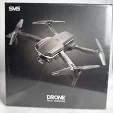 Drone 4K Avoid Obstacles Camera  SMS Black Folding NIB Great for Beginners
