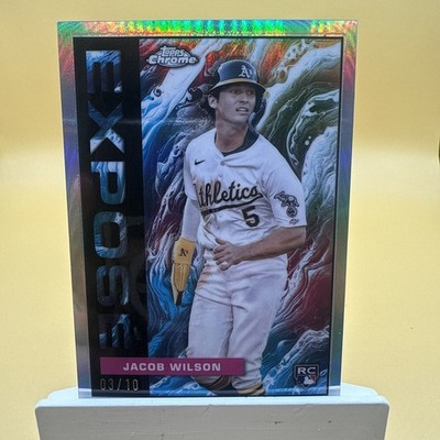 2025 Topps Chrome Expose  (Case Hit) Jacob Wilson 03/10  Superfractor A's RC
