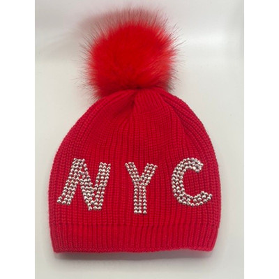 NEW “NY” Silver Rhinestone Logo Satin lined Beanie HunterFlyGirl Hats for Women - Poshmark main image 3