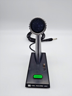 #SE2083# Vintage Toa Paging mic PM-600 Mikrofon Made in Japan *VERY RAR*