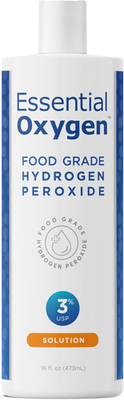 #ad Essential Oxygen Food Grade Hydrogen Peroxide Natural Cleaner 3% 16 Ounce $11.49