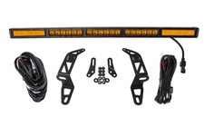 SS30 Single Light Bar Bumper Kit Amber Combo ...