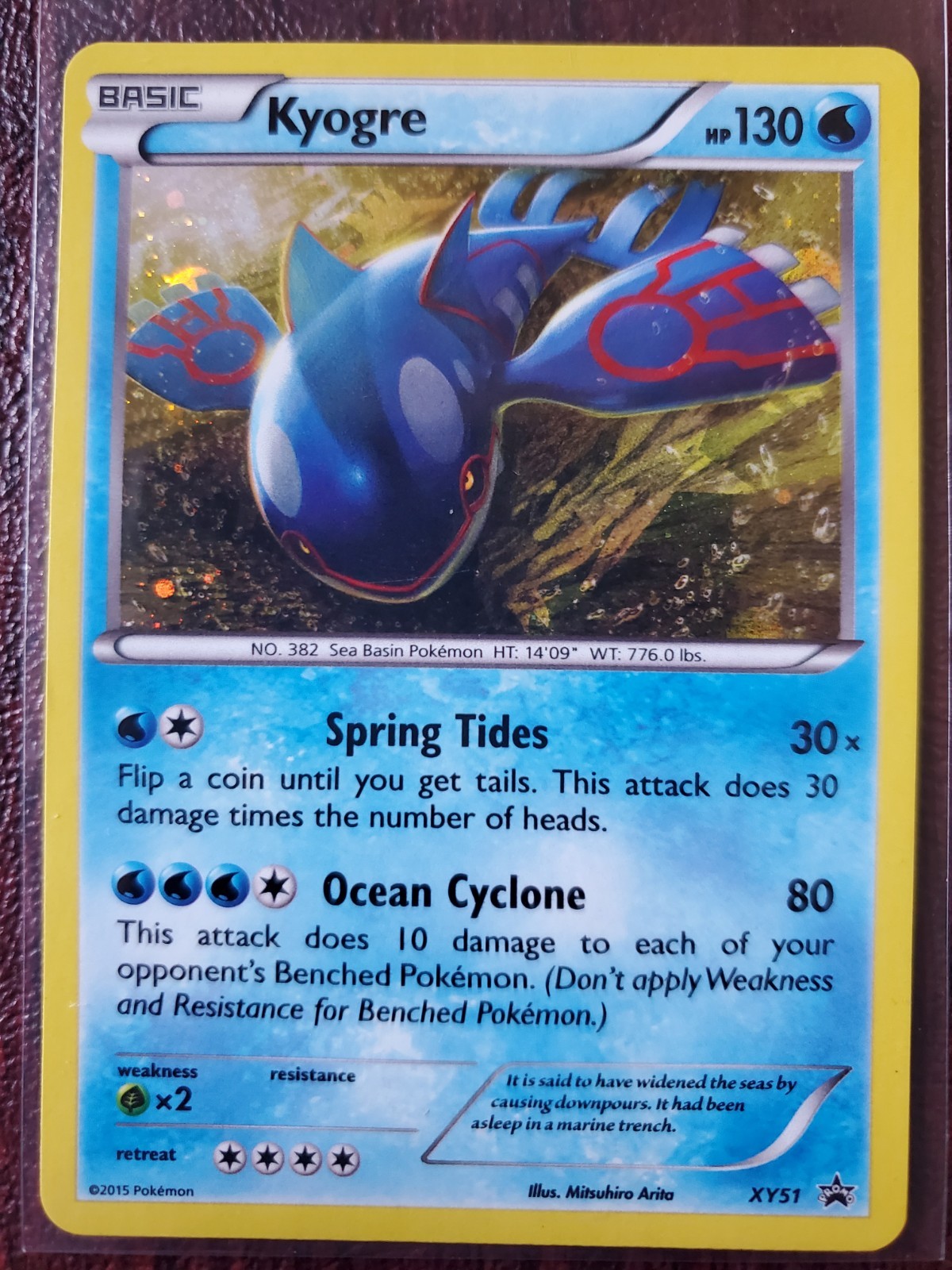 Kyogre XY51 XY Holo