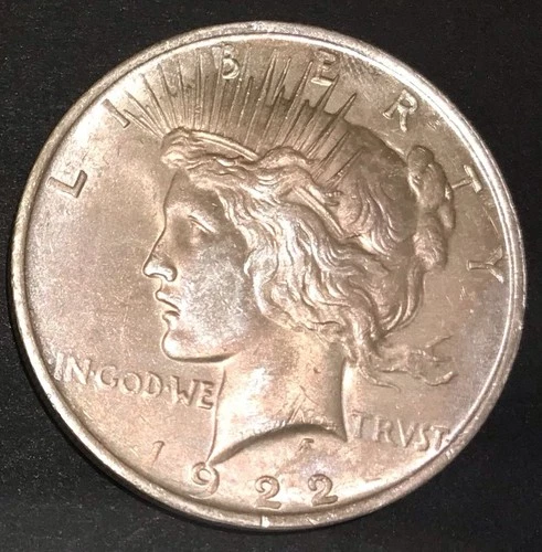 1922 Peace Dollar BU Uncirculated Mint State 90% Silver $1 .1c