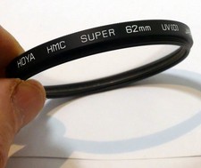 HOYA HMC Super UV 62mm Filter clear lens made in Japan