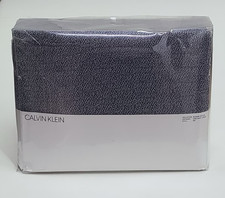Calvin Klein Modern Cotton Ray King Duvet Cover Black/Cream