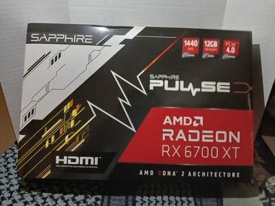Sapphire Pulse AMD Radeon RX 6700 XT Gaming OC 12GB GDDR6 with HDMI