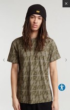 G-Star Raw Mens All Over T-Shirt Green $65 Ne...