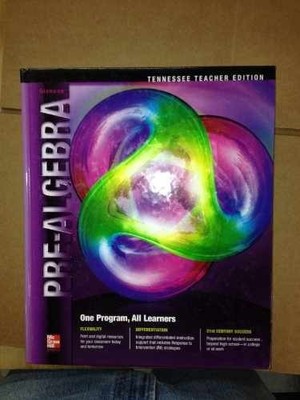 Glencoe Pre-Algebra Tennessee Edition - Hardcover, by GLENCOE - Acceptable
