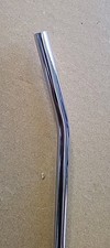 NEW Single Bend Stepless Chrome Putter Shaft .370 Tip