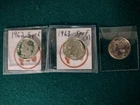 Lot Of 3 Silver Dimes Proof 1962 63 And 41 All P Mints Beautiful Coins See Pics