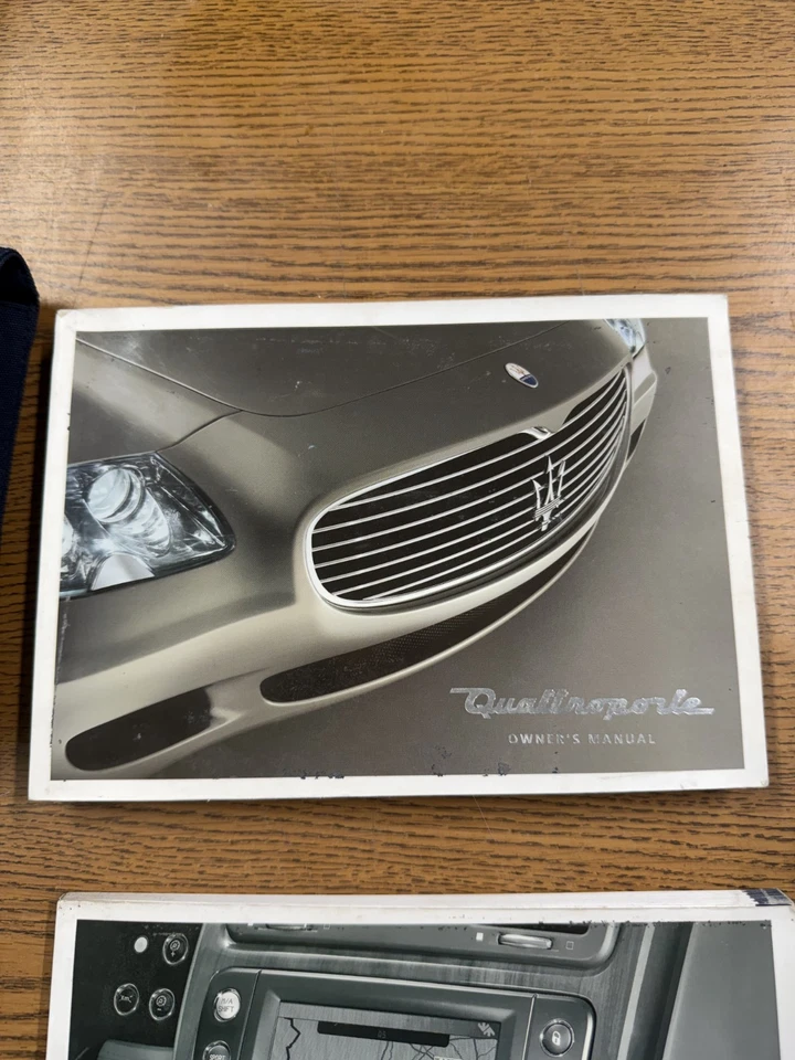 Manual Del Propietario Del Maserati Quattroporte 2003-2013 Con Estuche OEM - Imagen 4 de 4