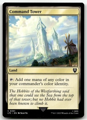 Command Tower #301 (NM) Lord of the Rings LTC Magic MTG