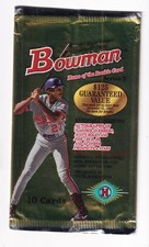 Bowman 1997 Series 2 Baseball EMPTY Trading Card Pack Foil Wrapper Vlad Guerrero