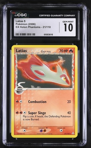 Latias δ graded CGC 10 for sale on eBay