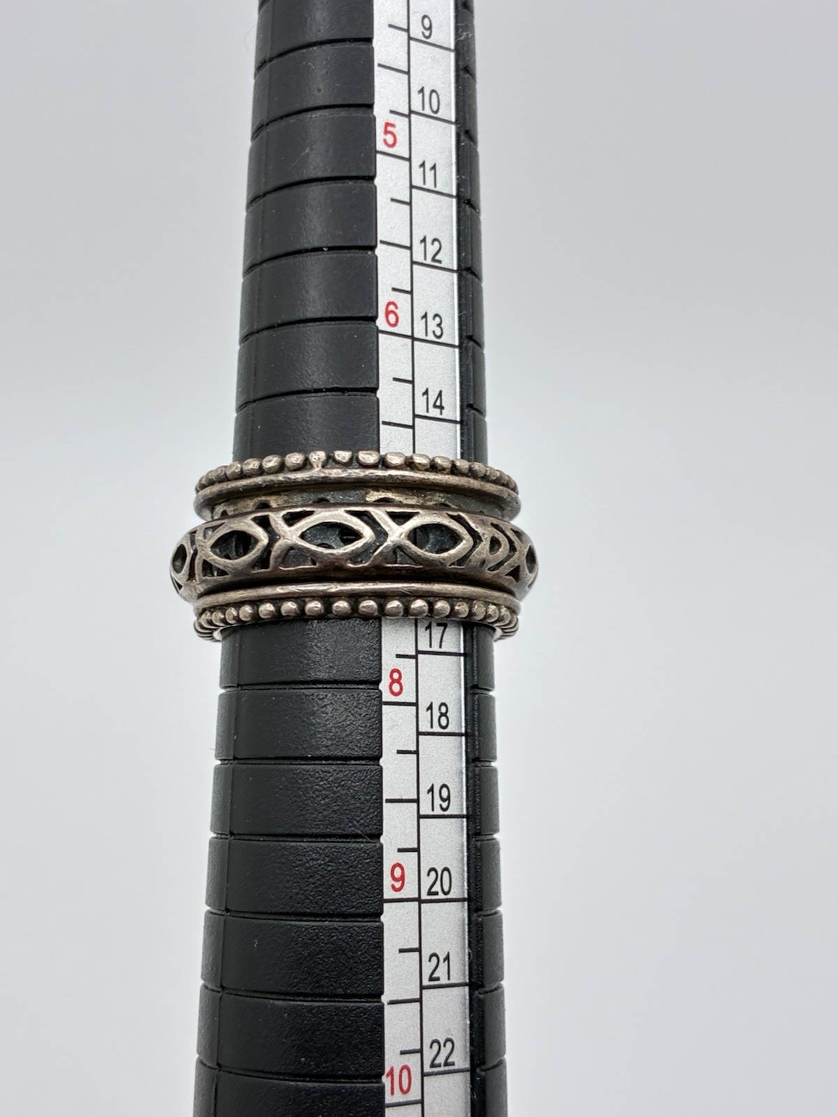 Spinner Ring Sterling Silver Signed Thailand VTG … - image 3