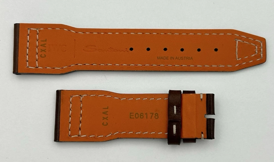 IWC Santoni Armband Braun Leder für Pilot / Chrono - IWE06178 - Neu & OVP- 21/18 - Bild 3 von 4