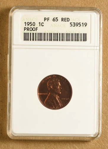 1950-P Lincoln Wheat Cent Proof — photo from the most recent tracked eBay sale