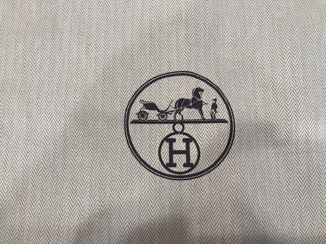 Hermes Dust Bag Medium Draw String - image 3