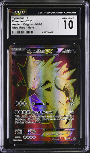 Tyranitar-EX graded CGC 10 for sale on eBay