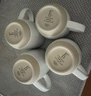Ellen Degeneres Royal Doulton Soft White brushed grey glaze soft 4 Mugs — photo 2
