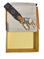 Louis Vuitton Monogram Leather Metal Key Chai...