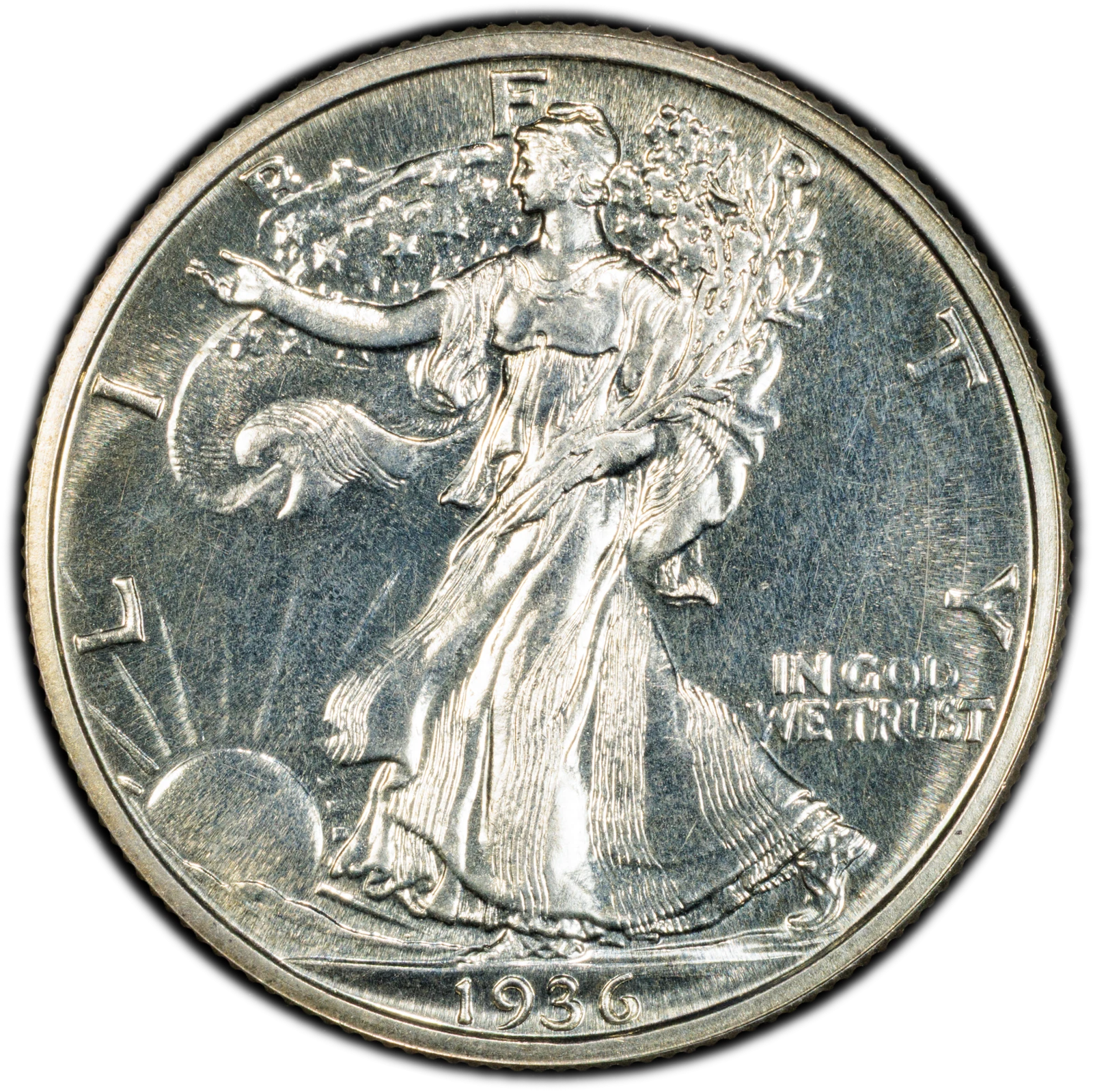 1936 50C Walking Liberty Half Dollar PCGS PR66