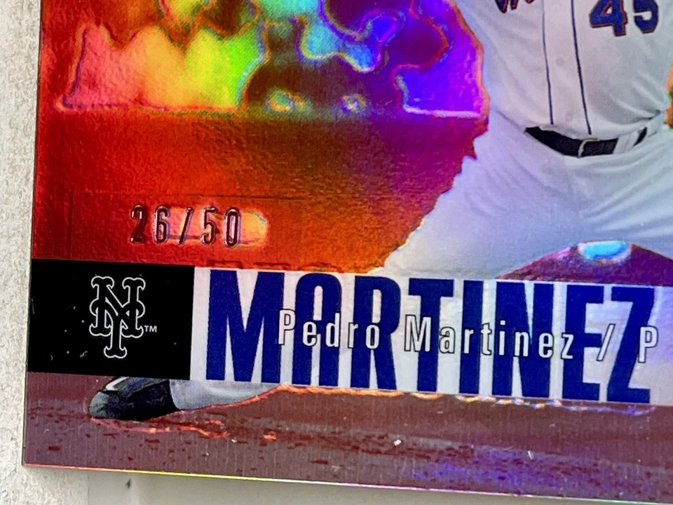 2006 Upper Deck Special FX Red #299 Pedro Martinez 26/50 - Image 3 of 4