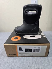 BOGS Classic Solid Boot Kids Boots Black Size 5