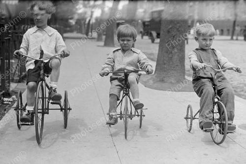 Triciclo para niños la acera 1920 clásico 8 por 10 reimpreso fotografía | eBay