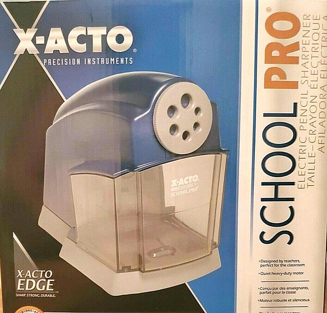 XACTO 1670 School Pro Electric Pencil Sharpener Black for sale