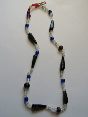 MARDI GRAS GLASS BEADS: Rare 1960s Czechslovakia New Orleans, Some