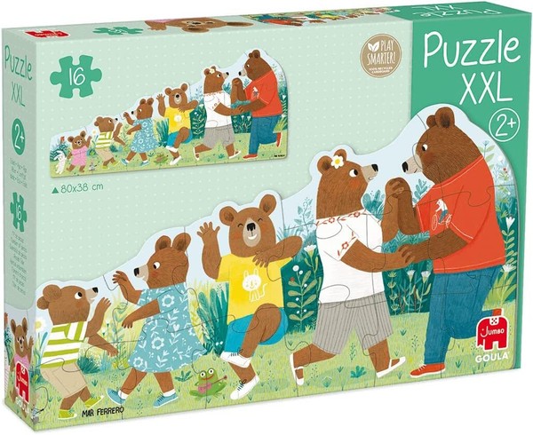 Jumbo / Goula 55266 - Buntes XXL Puzzle - BÄRenfamilie - AB 2+ Jahre # NEU OVP-image