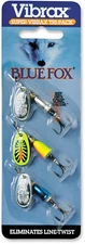 Blue Fox Super Vibrax Inline Spinner Tri-Pack - Trout Fishing Lure Kit