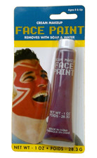 Amscan Face Paint burgundy cream make-up Halloween game day theater 1 oz ages 8 