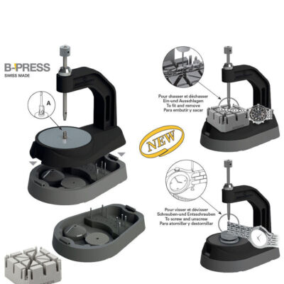 Presse à Bracelet Bergeon B-Press 8745 – Pour Raccourcir Les Bracelets De Montre – Neuf Avec étiquettes