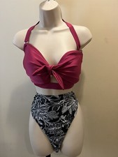 NWT Women  s Plus Bikini Separates Set Lot 3X Time and Tru Swim Suit SW-23