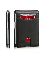Minimalist Credit Card Wallet - Sleek and Compact ID Holder for Men and Women