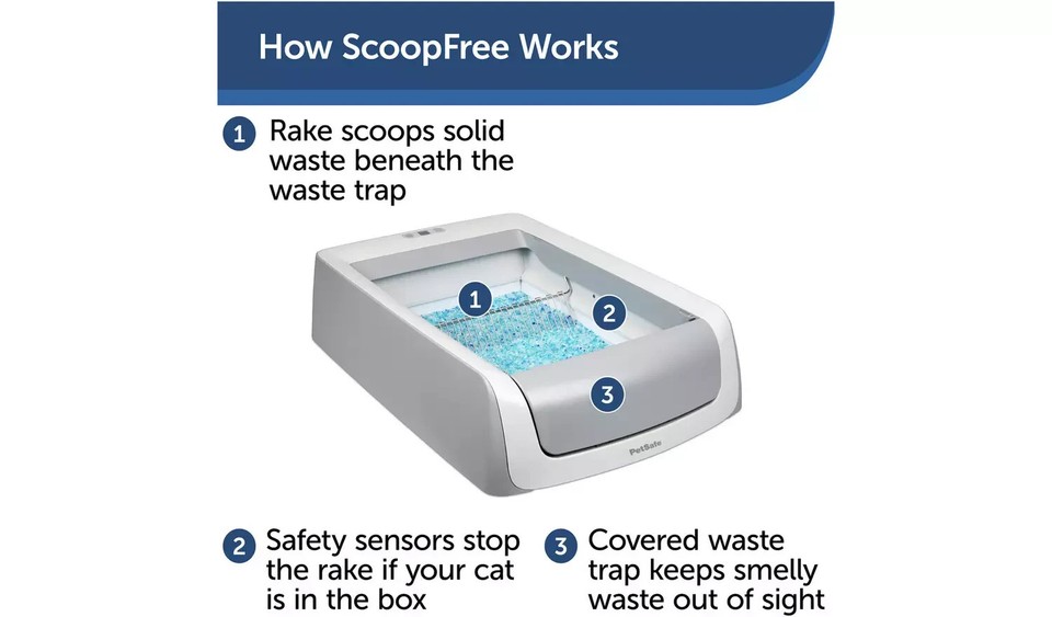 Petsafe Scoopfree Covered Self Clean Cat Litter Box + Reusable Tray eBay